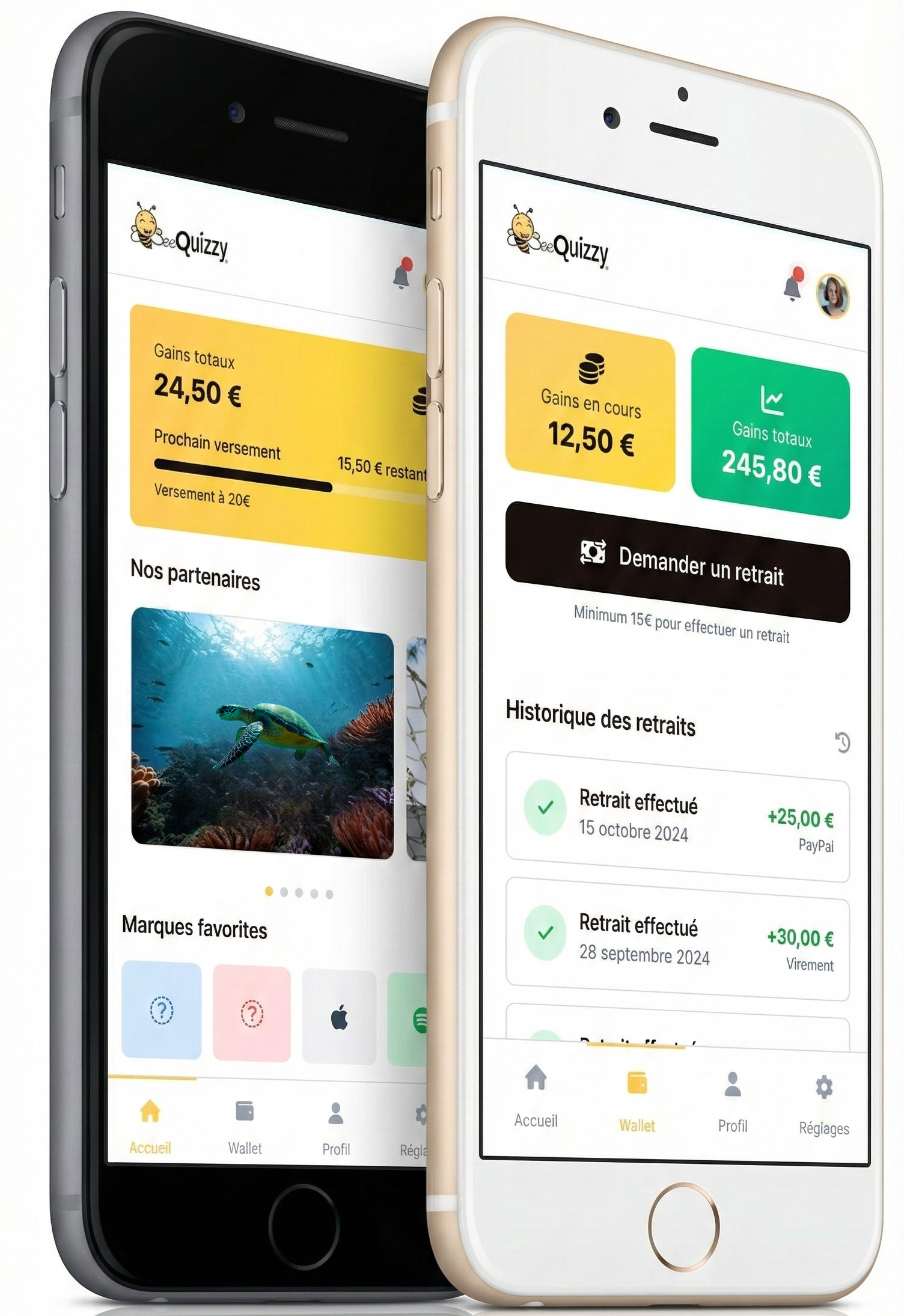 BeeQuizzy Mobile Experience